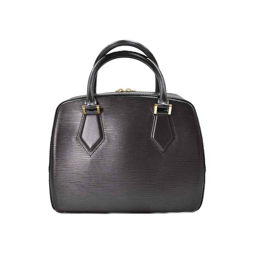 Louis Vuitton Epi Black Leather Sablon Handbag
